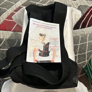 Black Posture Corrector for Men